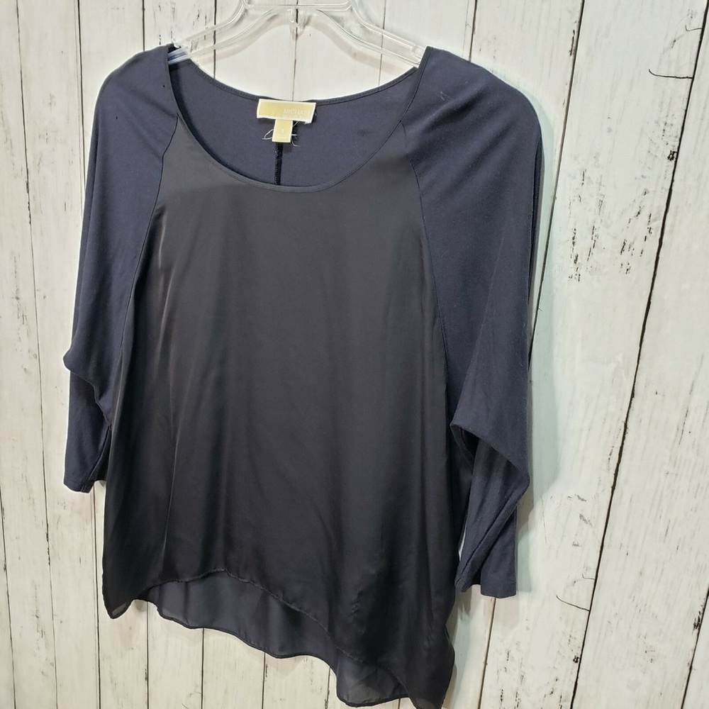 Michael Kors Black Dolman Sleeve Blouse